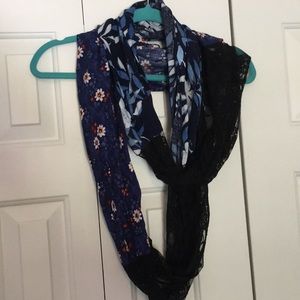 Multi Pattern Infinity Scarf